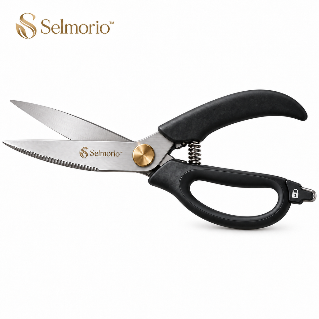Selmorio™ Easy-Leverage Kitchen Shears