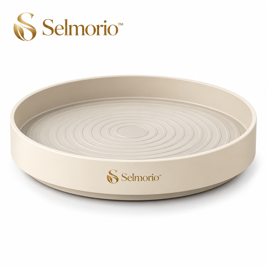 Selmorio™ 360° Smart Turntable Organizer