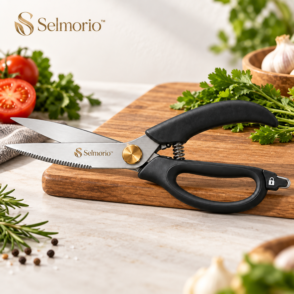 Selmorio™ Easy-Leverage Kitchen Shears