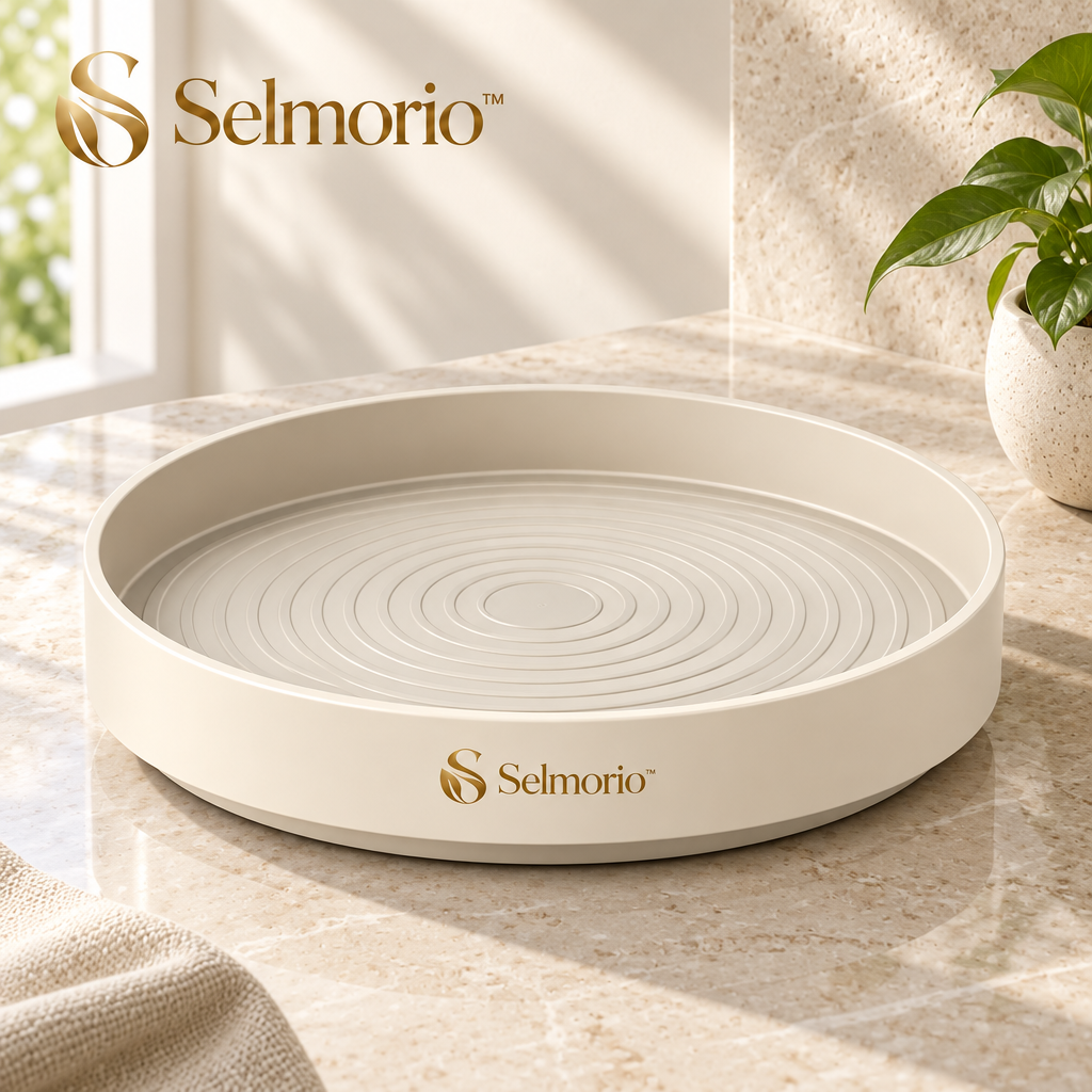 Selmorio™ 360° Smart Turntable Organizer
