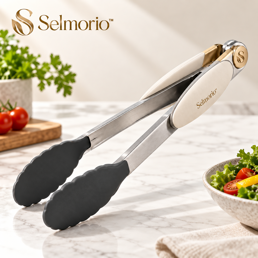 Selmorio™ Palm-Assist Food Tongs