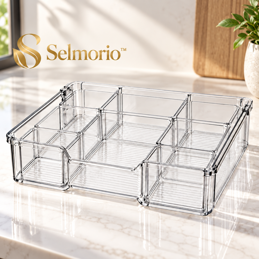 Selmorio™ Refrigerator Pull-Out Organizer
