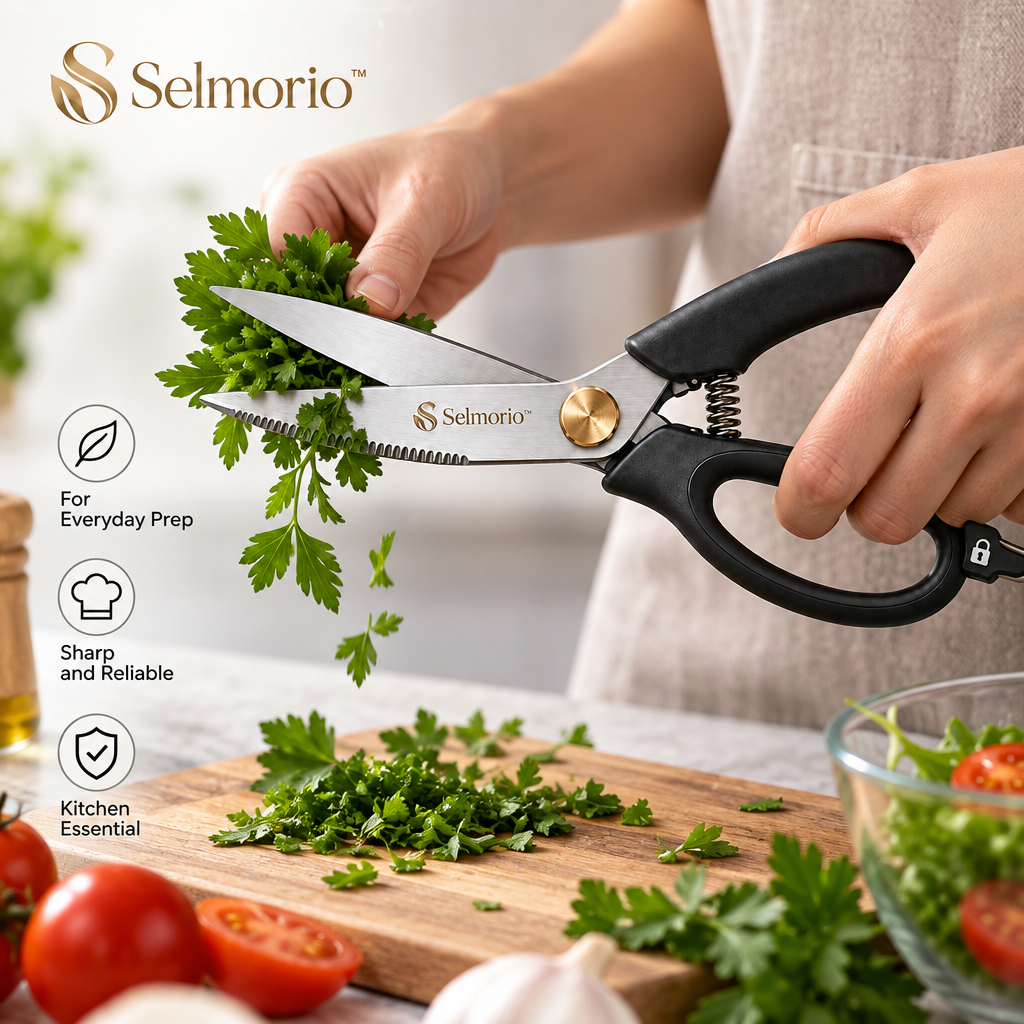 Selmorio™ Easy-Leverage Kitchen Shears