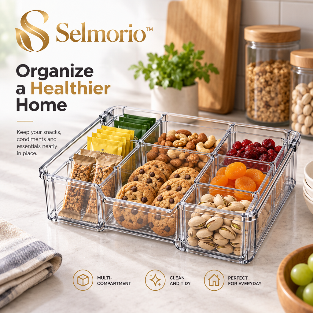 Selmorio™ Refrigerator Pull-Out Organizer